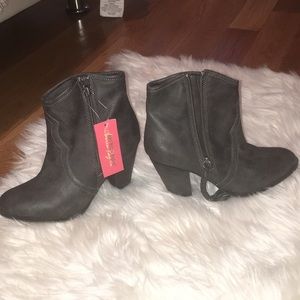 Grey booties